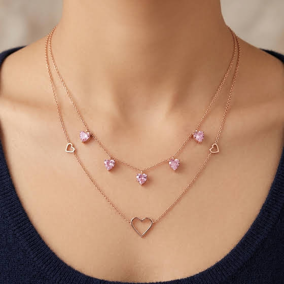 Two Layer Heart Chain