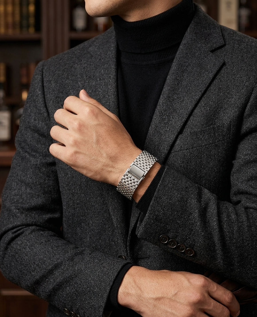 Silver Mesh Bracelet